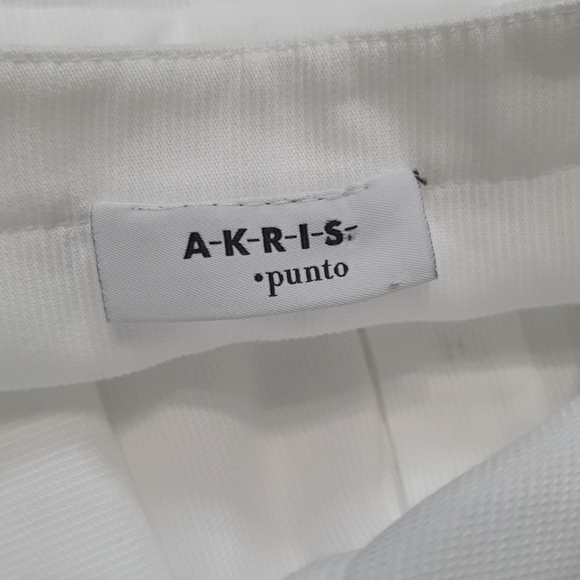 Akris Punto White Mid Button Tunic Top - Picture 3 of 7